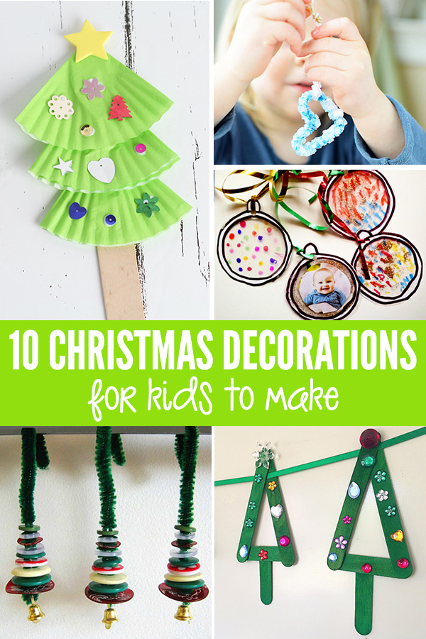 10 Homemade Christmas Decorations for Kids to Make