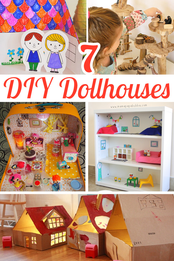 7 DIY Dollhouses for Pretend Play