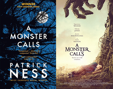 A Monster Calls books made into movies for teens