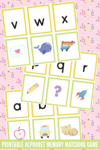 Alphabet matching game