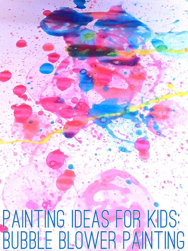 Bubble Painting Activity