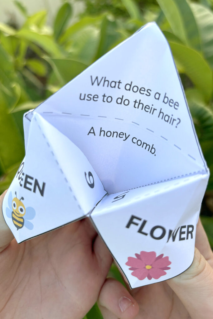 Bee Jokes for kids fortune teller