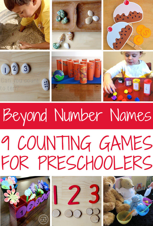 Beyond Number Names: How children learn to count and 9 counting games for preschoolers