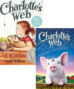 Charlottes Web book and movie