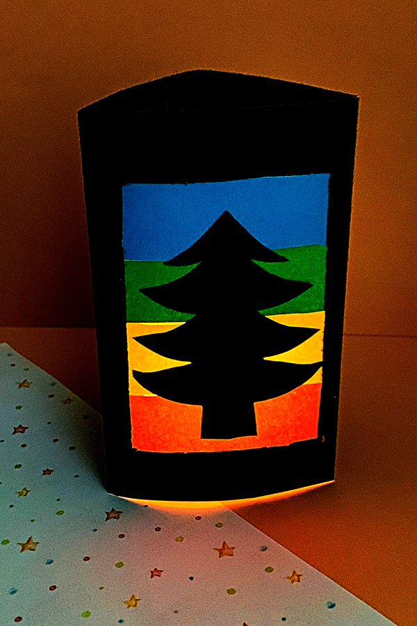 Christmas Paper Lantern Craft