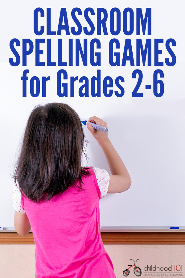 Classroom spelling games for grades 2-6