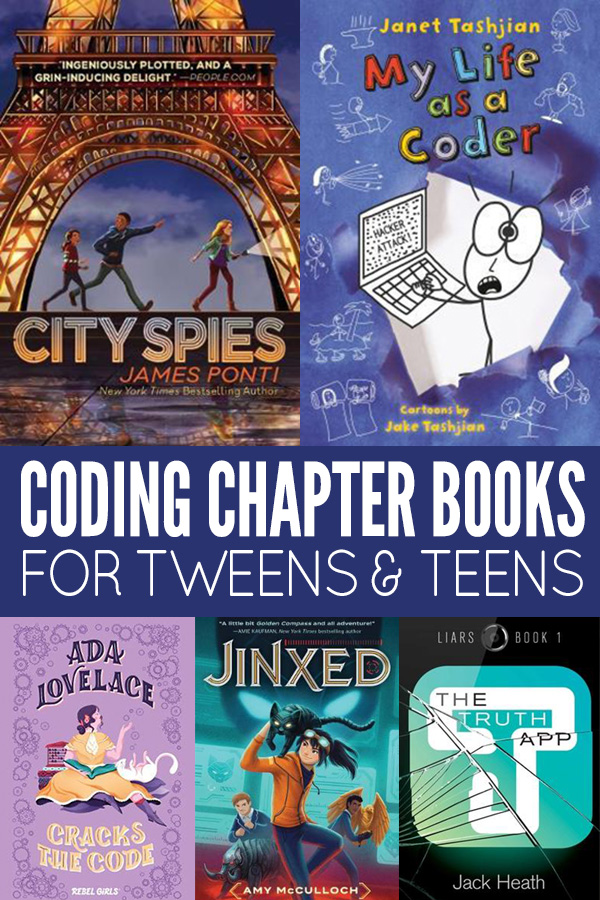 Coding Chapter Books for Tweens and Teens