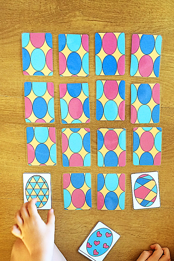 Easter Memory Card Game Printable