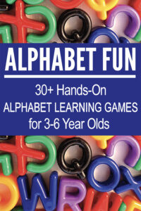 Hands On Alphabet Games for Preschoolers