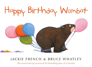 Happy Birthday Wombat children's birthday book