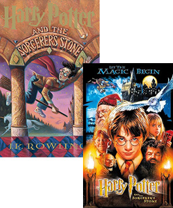 Harry Potter books and movies