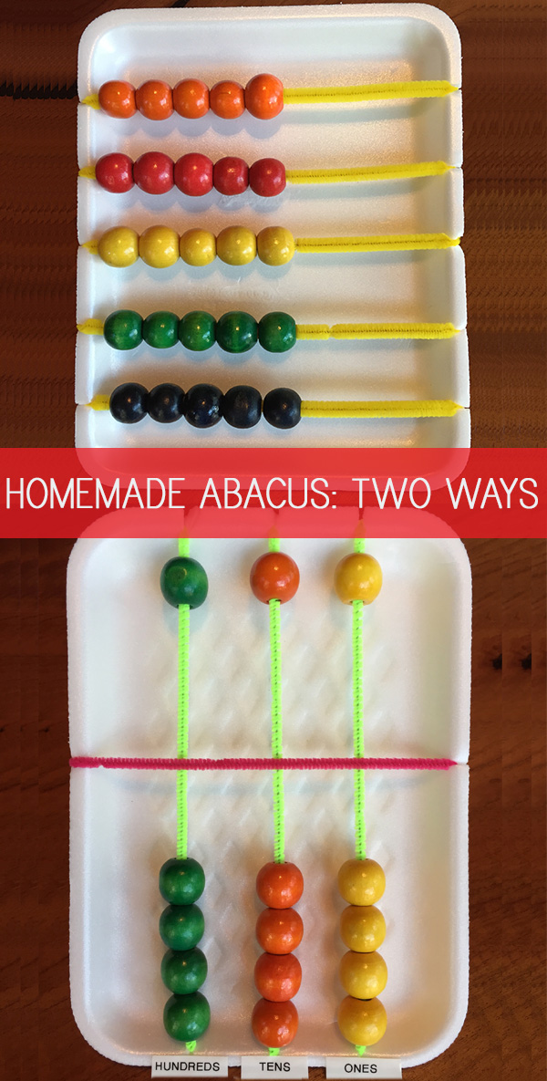 Homemade abacus tutorial with soroban