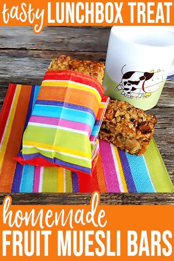 Homemade muesli bars for kids