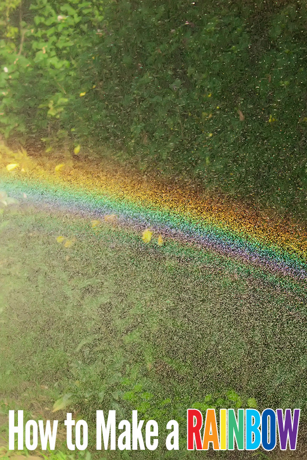 How to make a rainbow: Science of Light