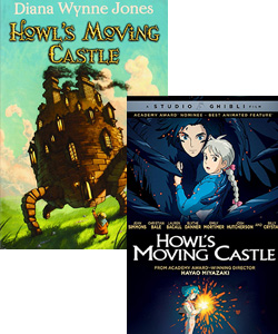 Howls Moving Castle movies from books for kids