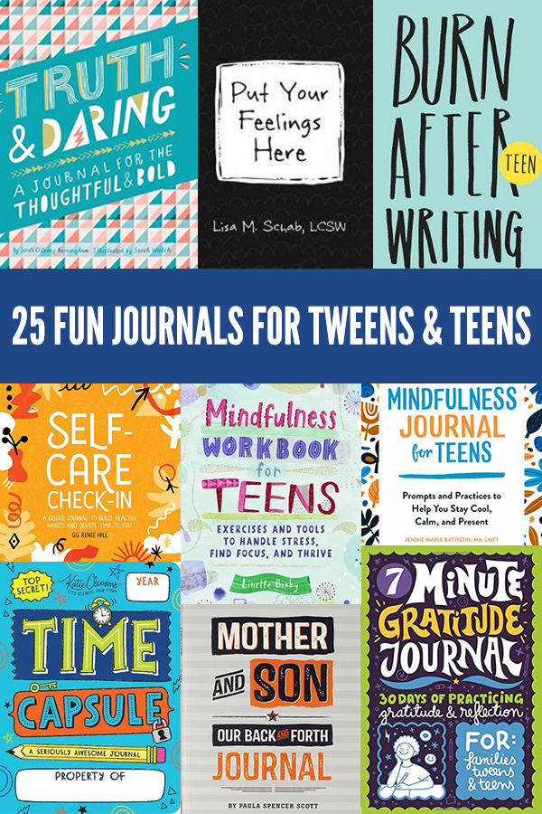 25 Journals for Teens and Tweens