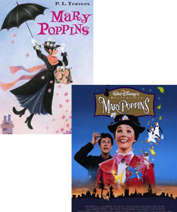 Mary Poppins book and movie