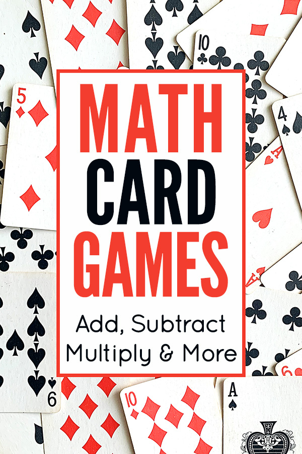 Math card games for kids