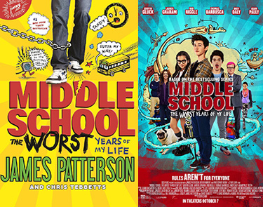 Middle school movies based on books