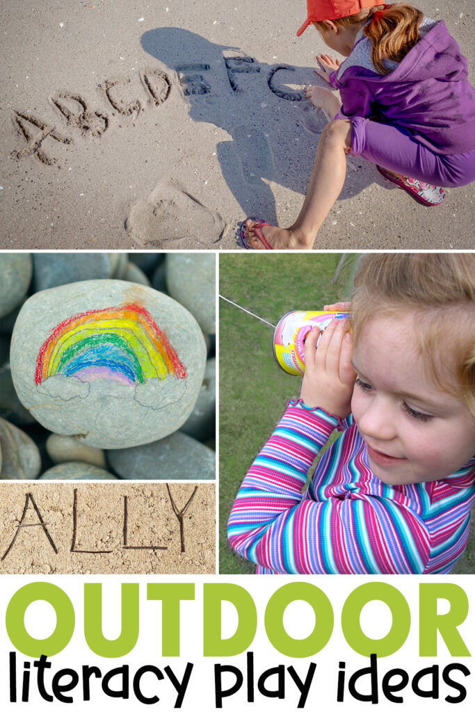 Outdoor literacy ideas