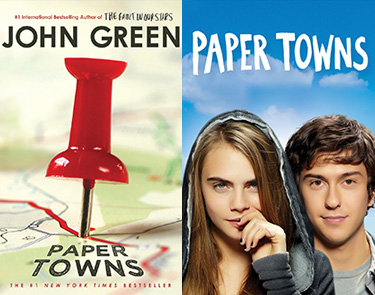 Paper towns book and movie for teens