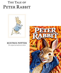 Peter Rabbit book and movie