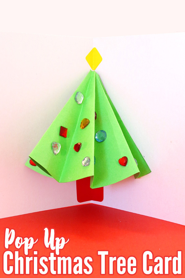 Pop Up Christmas Tree Craft for Kids