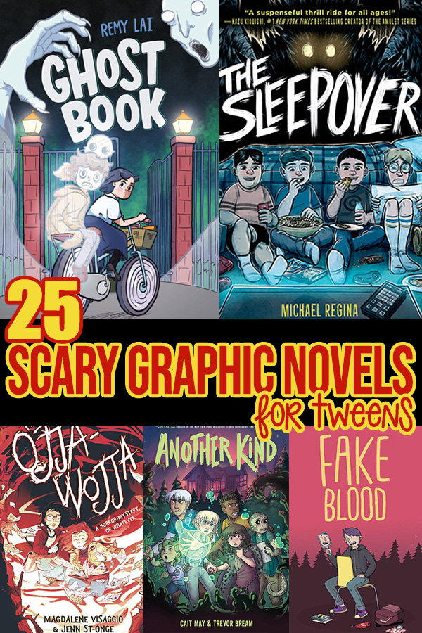 25 Scary Graphic Novels for Tweens Ages 9 to 12 Years