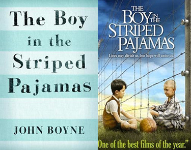 The Boy in Striped Pajamas book to movie for teens