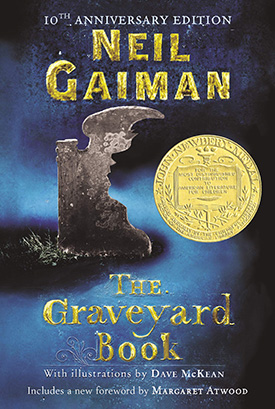 The Graveyard Book: Halloween chapter books for 10 year olds