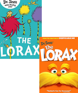 The Lorax book and movie for kids