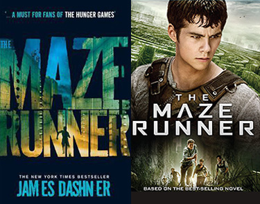 The Maze Runner book and movie for teens