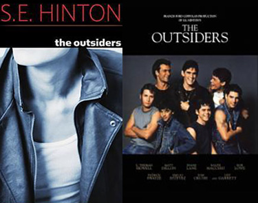 The Outsiders book to movie adaptation for teens