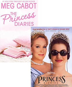 The Princess Diaries book to movie for kids