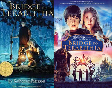 Bridge to Terabithia tween book to movie adaptation