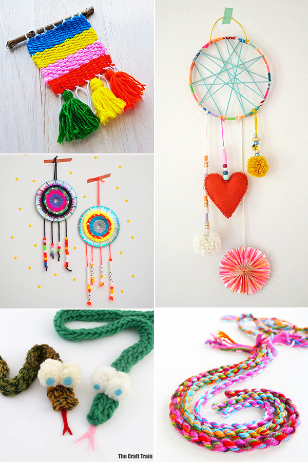 Tween crafts with yarn