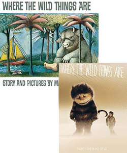 Where the wild things are book and movie