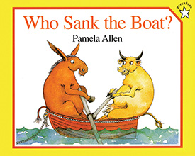 Who Sank the Boat 90s book for kids